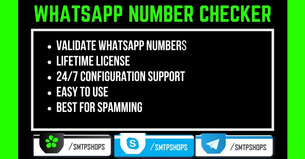 WhatsApp Number Checker | Lifetime License