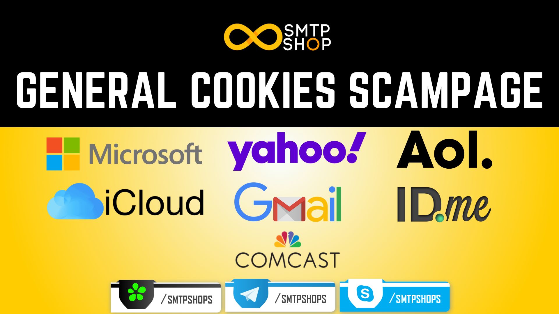 General Cookies Scampage (Gmail, Yahoo, Office365, AOL, COMCAST, Icloud, ID.ME)